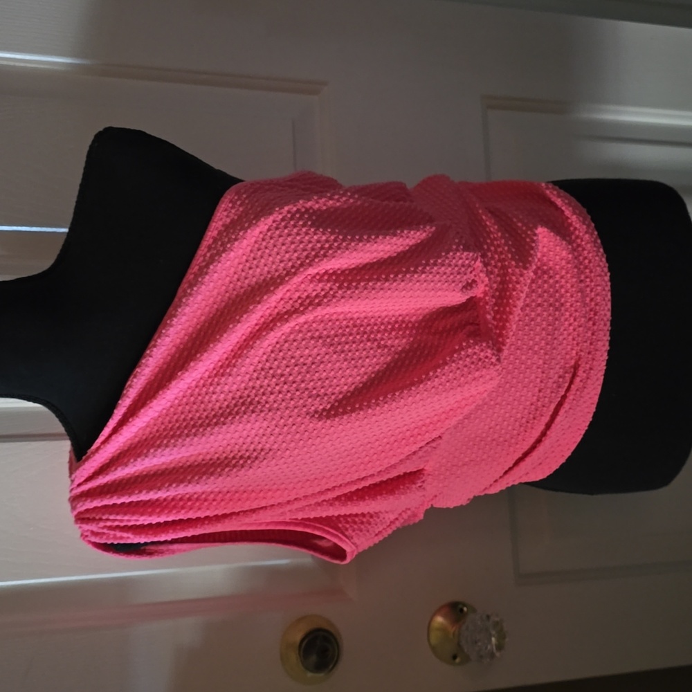Joress Curve Pink Cropped Top Woman's Size 1X